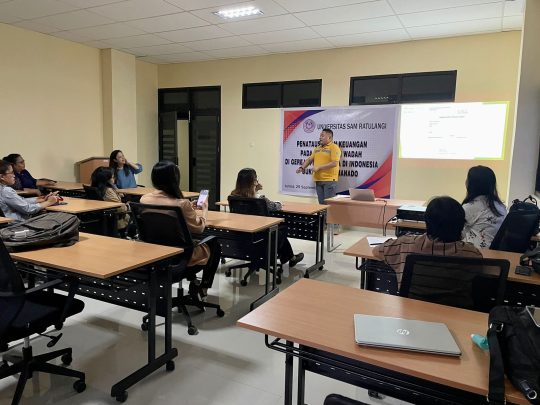 Pelatihan Tata Kelola Keuangan oleh Program Studi Magister Akuntansi UNSRAT di Jemaat GPdI Bukit Zaitun Pelatihan Tata Kelola Keuangan oleh Program Studi Magister Akuntansi UNSRAT di Jemaat GPdI Bukit Zaitun
